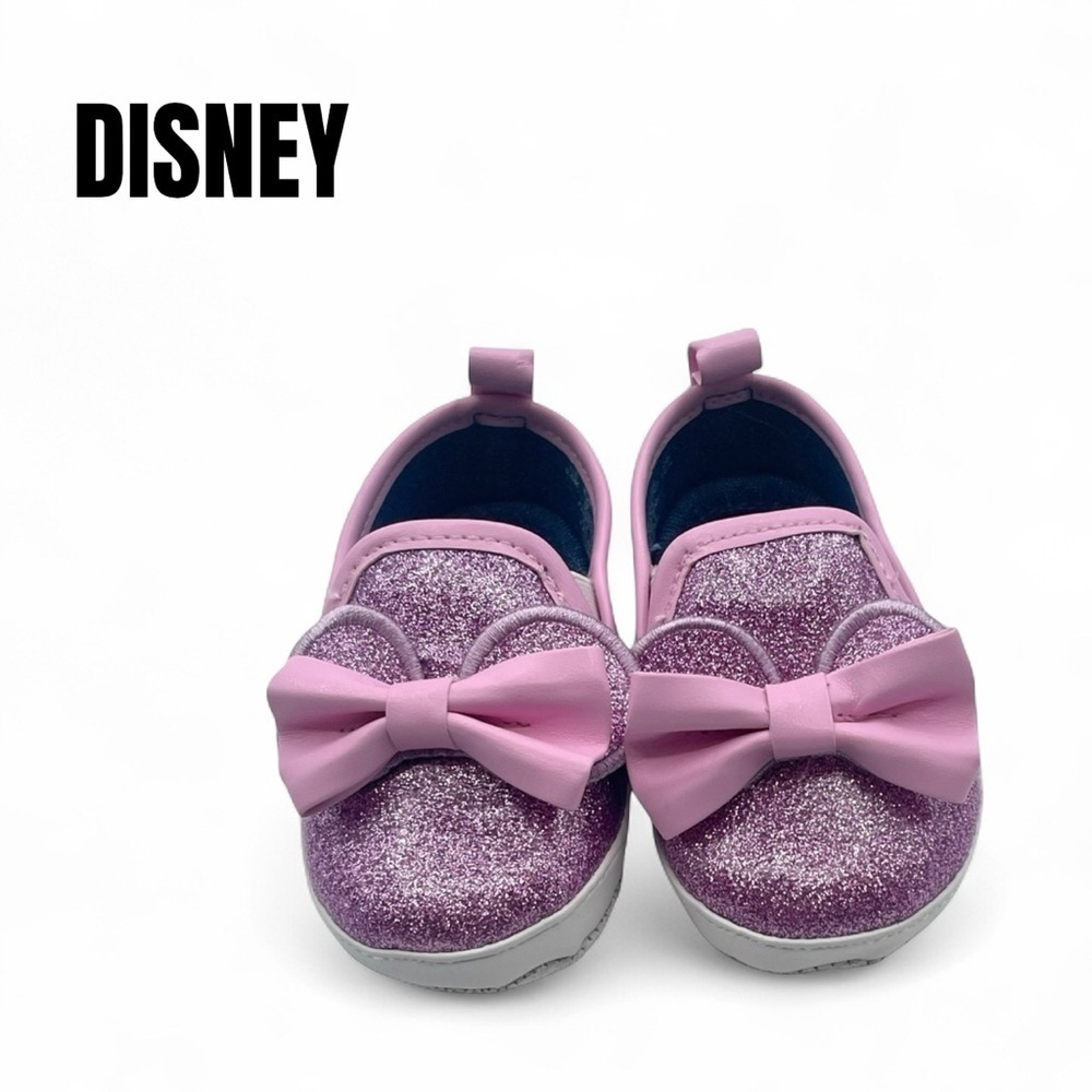 095 Minnie Mouse Pink Glitter Shoes